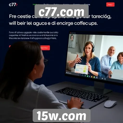 novas funcionalidades de interação no site c77.com